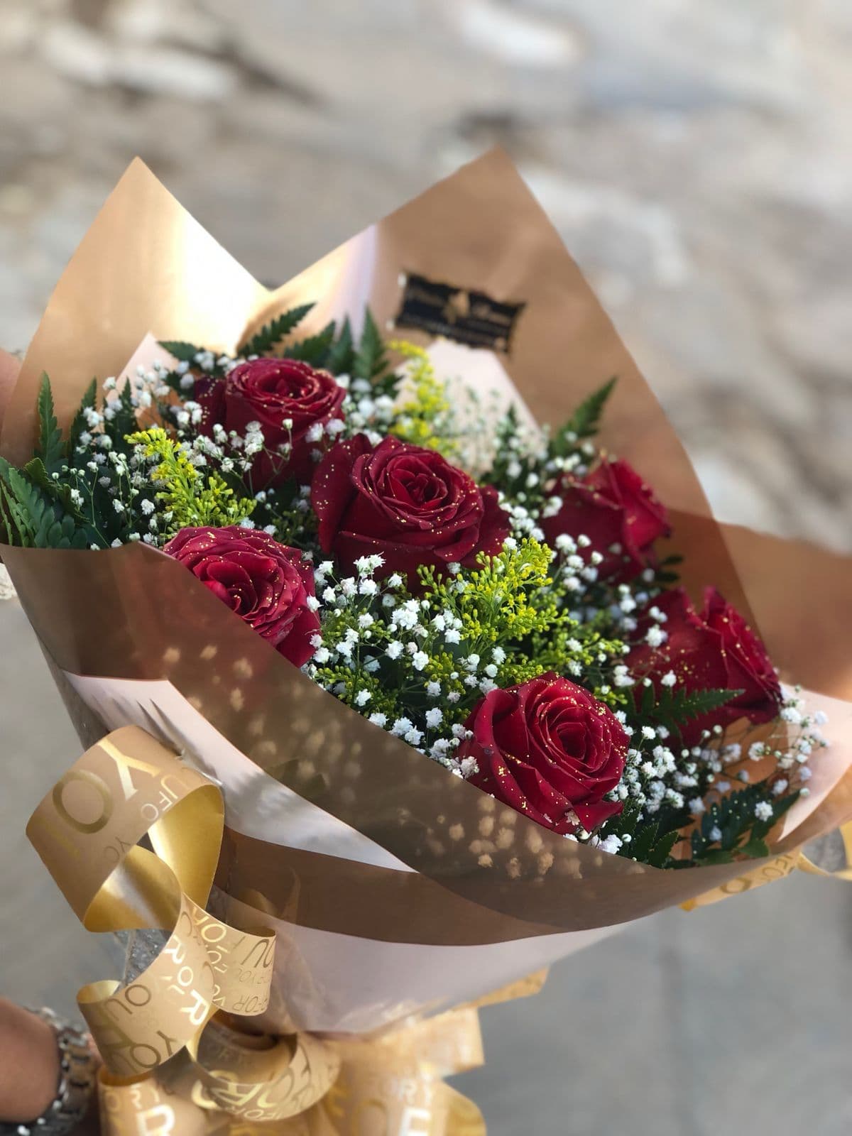 Buquê 6 rosas