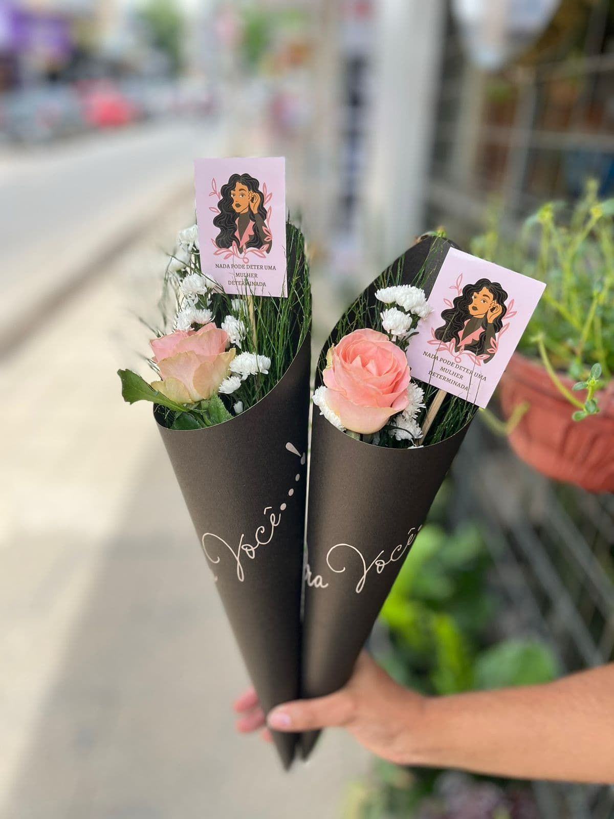 Cone de flores
